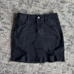 Wild Fable Black Denim Skirt
